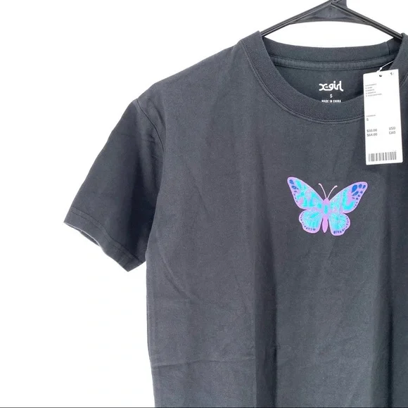 UA X Girl Butterfly Short Sleeve T-Shirt Dress - Picture 3 of 7